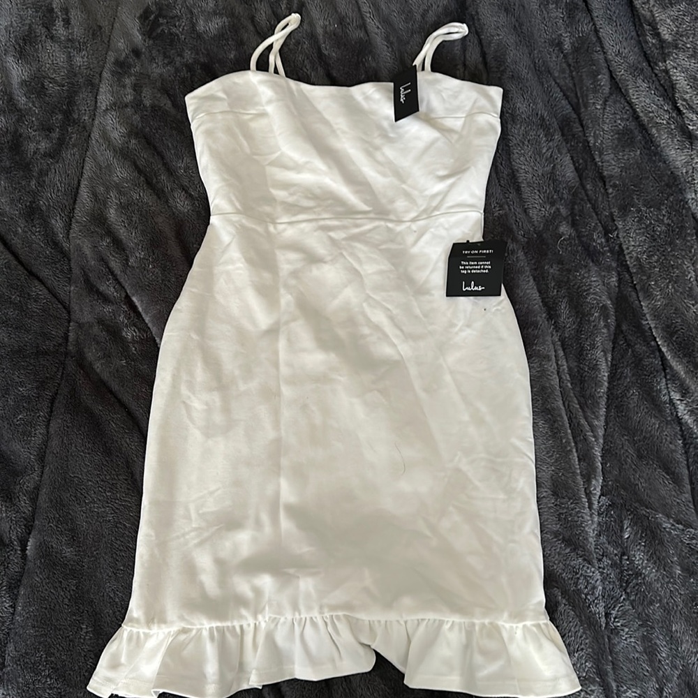 Lulus white long dress